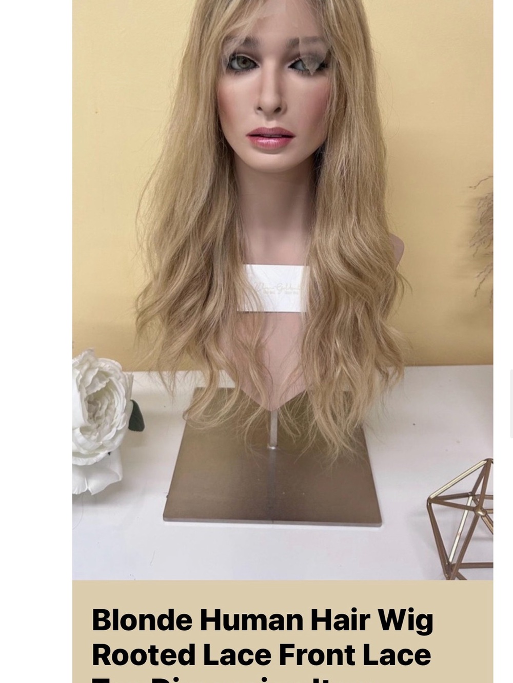 Human hair, Wig charna goldsmith
